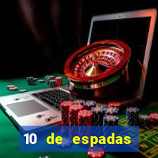 10 de espadas tarot amor